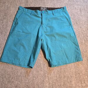 17th Street Surf Shop Board Shorts Mens Size 34 Blue Pockets Surfing Beach
